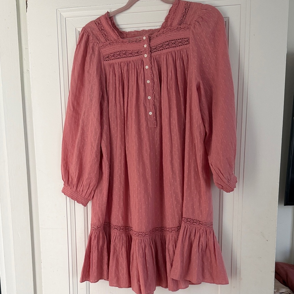 Doen Pink Mini Dress